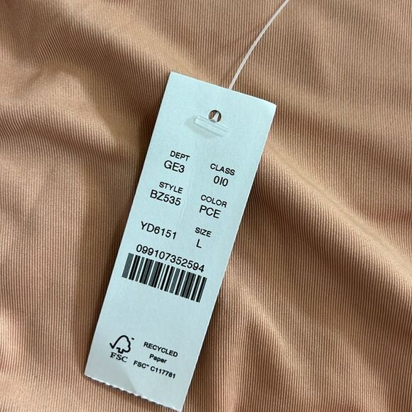 J. Crew String hipster bikini bottom in stripe blue white size Large - Picture 6 of 8